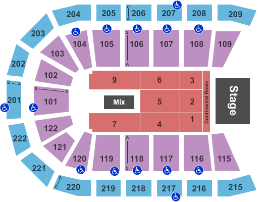 Big Arena Huntington Wv Seating Chart