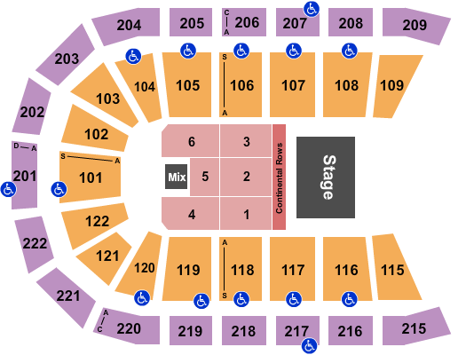 Huntington Center Endstage 2 Seating Chart