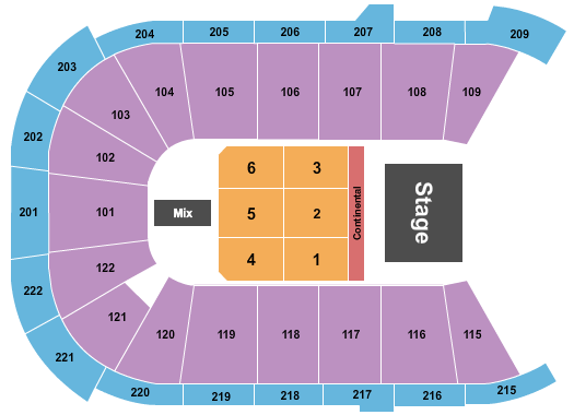 Huntington Center Endstage 5 Seating Chart