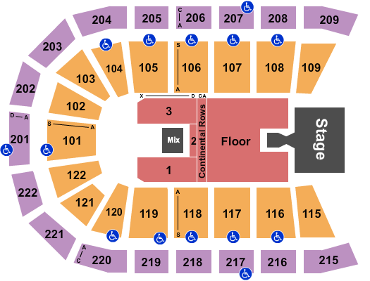Huntington Center seating chart event tickets center