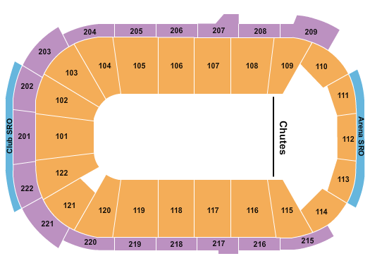 Huntington Center Rodeo 2 Seating Chart