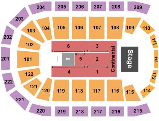 Huntington Center (Formerly Lucas County Arena) Seating Chart