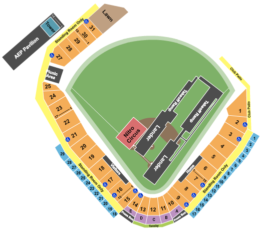 Huntington Park Nitro Circus Seating Chart