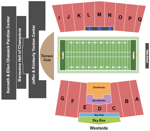 Huskie Stadium Football Seating Chart