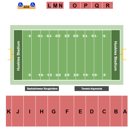 Huskies Stadium - Halifax Football Seating Chart