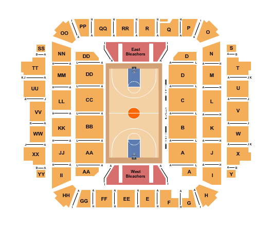 Hutchinson Sports Arena Basketball Seating Chart