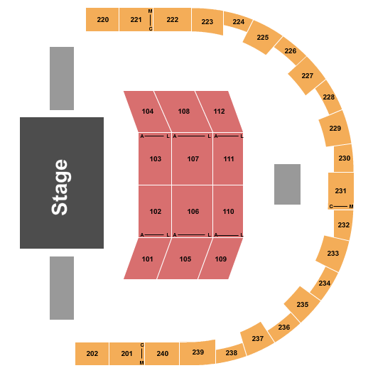 Hy-Vee Arena Lita Ford Seating Chart