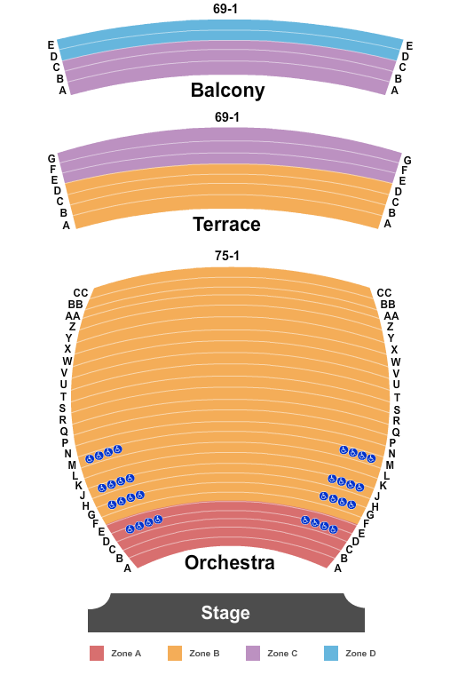 First Interstate Center For The Arts Spokane Seating Chart