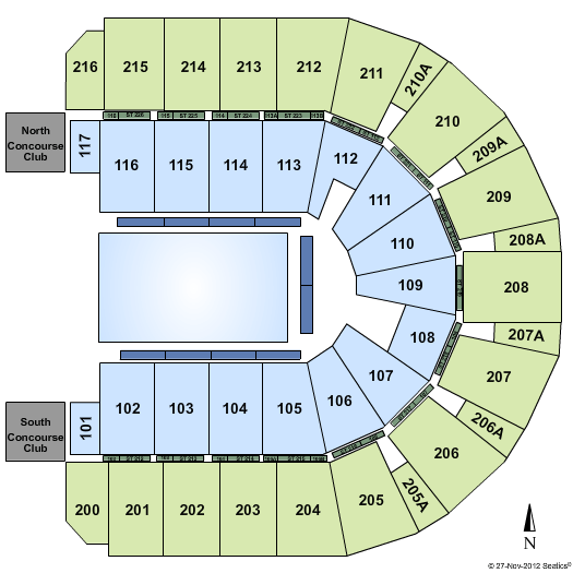 Vibrant Arena at The MARK Disney on Ice Seating Chart