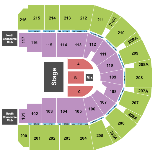 Vibrant Arena at The MARK Half House 2 Seating Chart