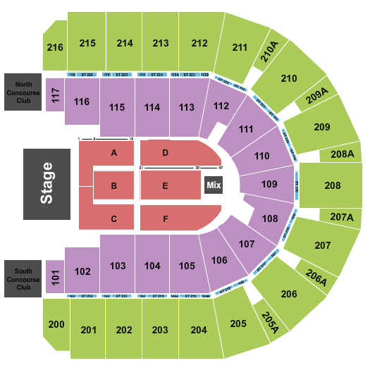 Vibrant Arena at The MARK Janet Jackson Seating Chart