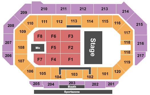 Dwight Yoakam seating chart at Idaho Central Arena