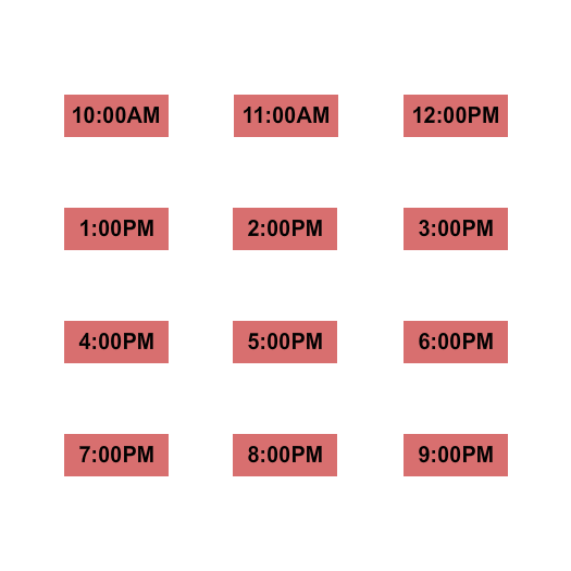 Illuminarium Toronto Timed Entry Seating Chart