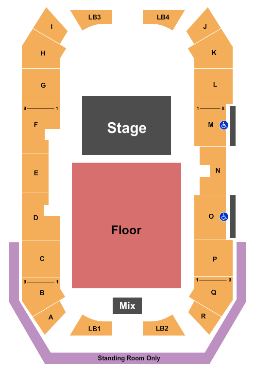 Imperial Oil Place Arena at Cold Lake Energy Centre Endstage Seating Chart