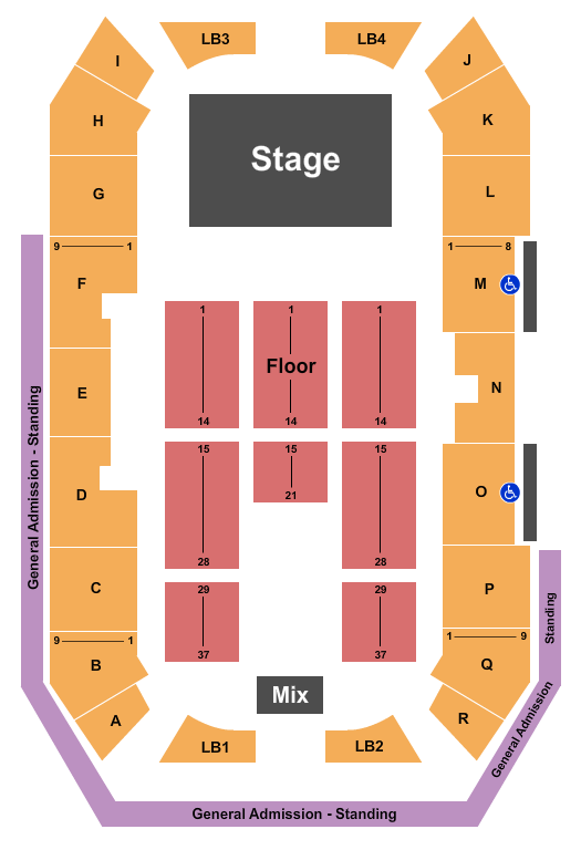 Imperial Oil Place Arena at Cold Lake Energy Centre John Mellencamp Seating Chart