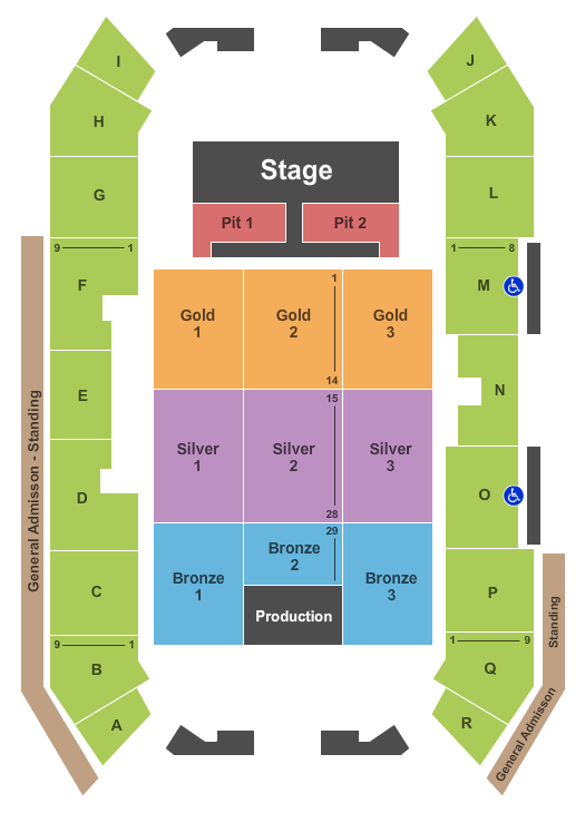 Imperial Oil Place Arena at Cold Lake Energy Centre Toby Keith Seating Chart