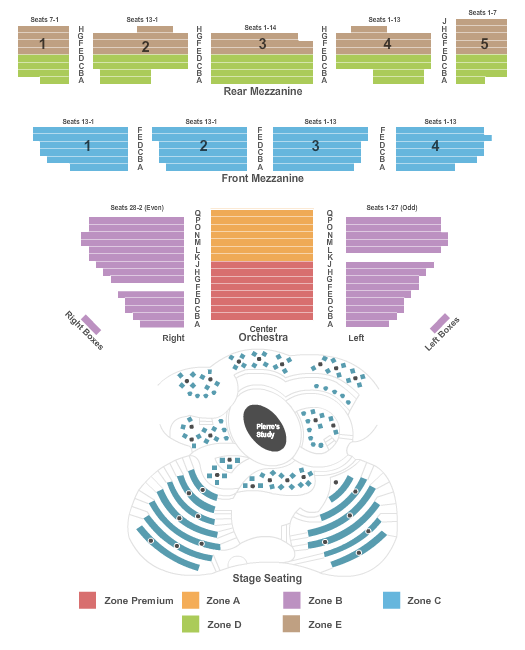 Imperial Theatre - NY Stage Seating - IntZone Seating Chart