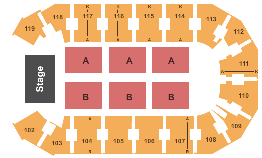 Cable Dahmer Arena Brett Eldrige Seating Chart