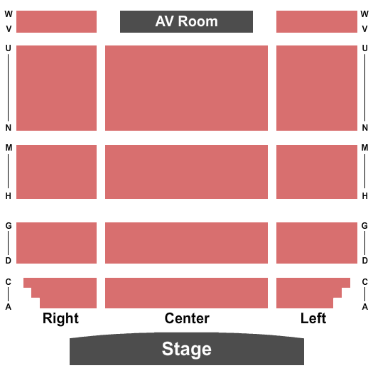 India Community Center Endstage Seating Chart