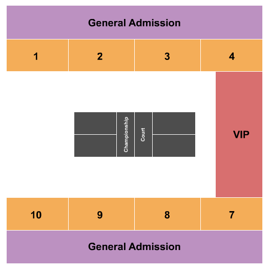 Indian Wells Tennis Garden - Stadium 3-9 Pickleball Seating Chart
