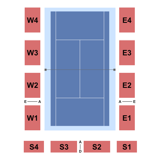 Indian Wells Tennis Garden - Stadium 3-9 Tennis Seating Chart