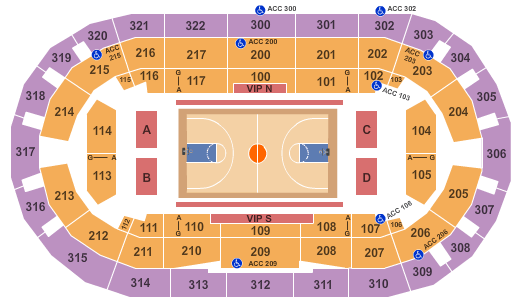 Indiana Basketball Seating Chart
