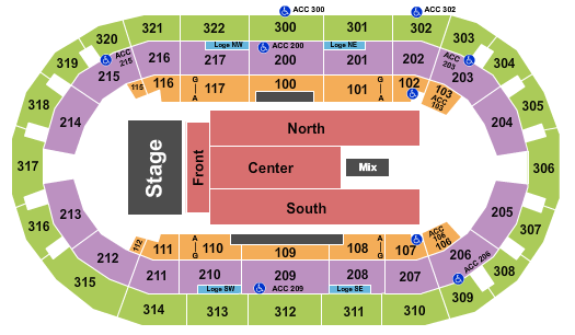 Corteva Coliseum Next Event Seating Chart