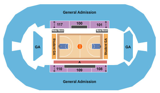 Indiana Farmers Coliseum Horizon League Mens Basketball Seating Chart