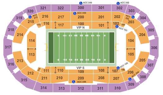 Indiana Farmers Coliseum Indoor Football Seating Chart