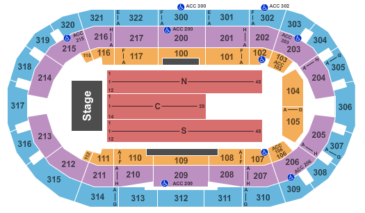 Indy Fuel Seating Chart