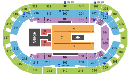 Indiana Farmers Coliseum Santa Slam Seating Chart