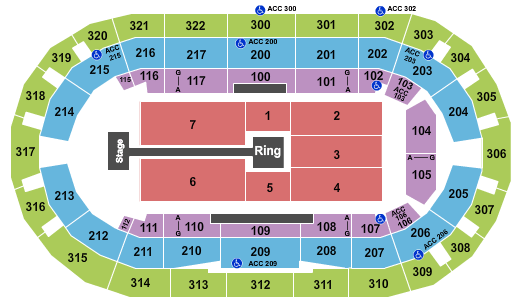 Indiana Farmers Coliseum WWE Seating Chart