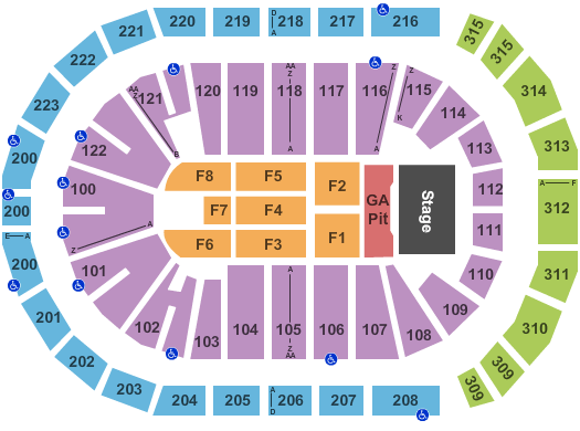 Gas South Arena Alan Jackson Seating Chart
