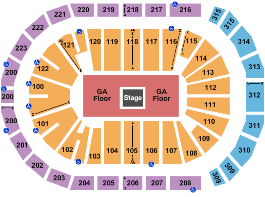 Gas South Arena Arcade Fire Seating Chart