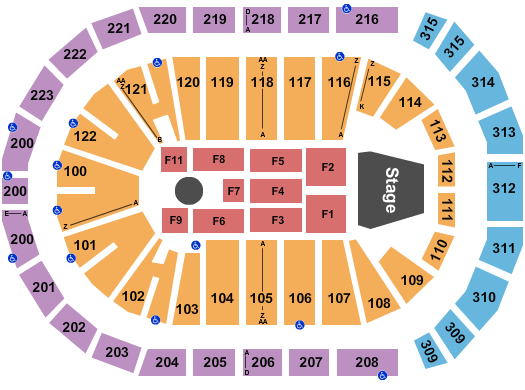 Gwinnett Infinite Arena Seating Chart