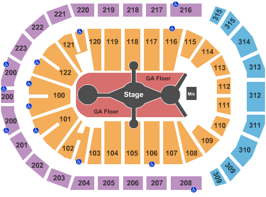 Gas South Arena Carrie Underwood Seating Chart