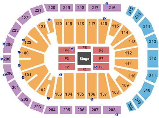 Gas South Arena Center Stage Seating Chart