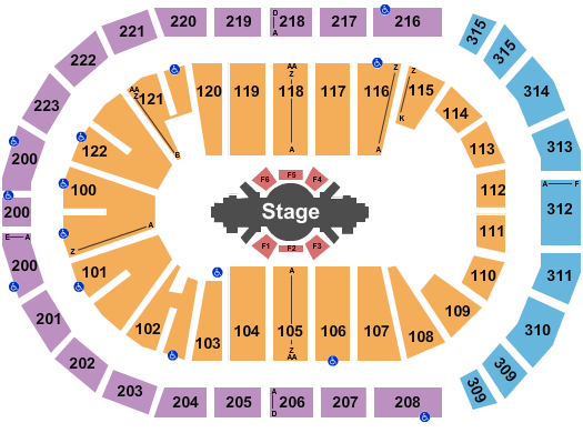 Gas South Arena Cirque Corteo Seating Chart