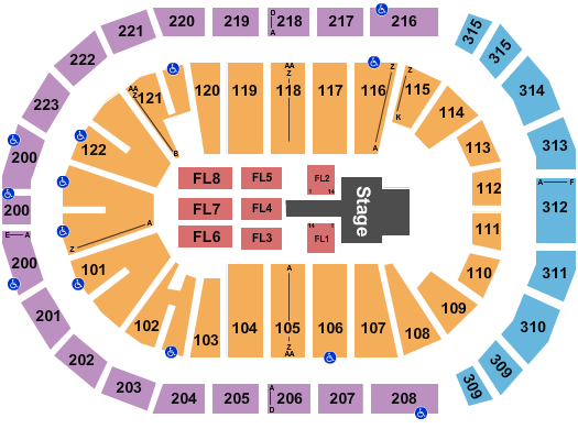 Infinite Energy Arena Dude Perfect seating chart - eventticketscenter.com