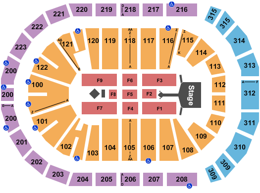 Gas South Arena Enrique & Pitbull Seating Chart