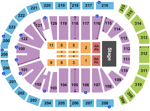 Gas South Arena Harry Styles Seating Chart