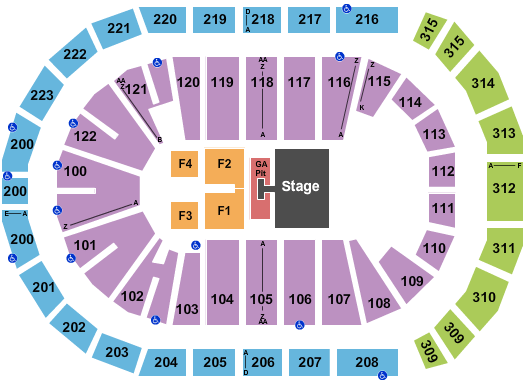 Gas South Arena Kane Brown Seating Chart