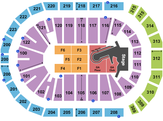 Gas South Arena Kelly Clarkson Seating Chart