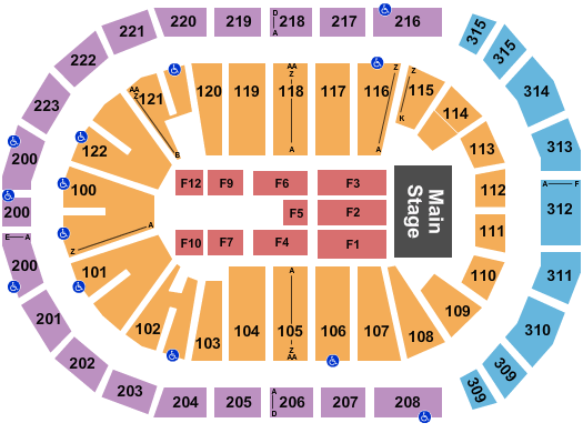 Gas South Arena Little Big Town Seating Chart