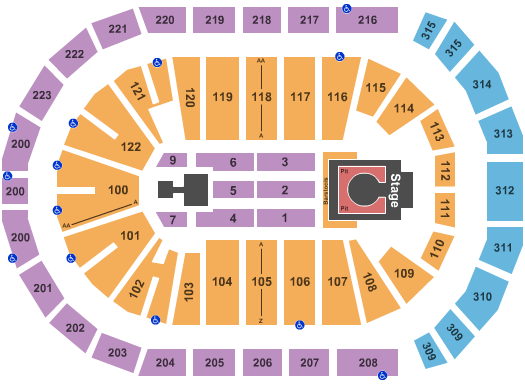 Gas South Arena NKOTB Seating Chart