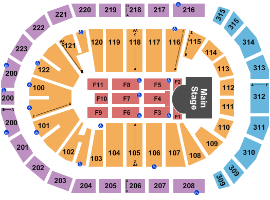 Infinite Energy Center Concert Seating Chart
