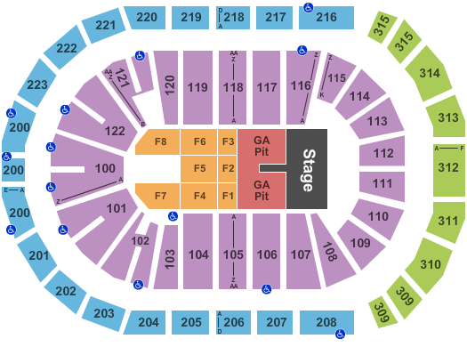 Gas South Arena Pentatonix Seating Chart