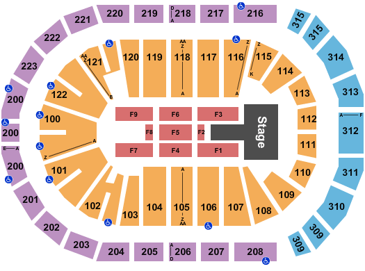 Gas South Arena Shania Twain Seating Chart