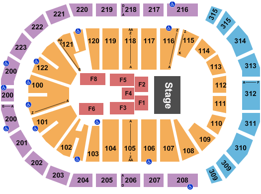 Gas South Arena Sugarland Seating Chart