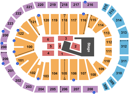 Gas South Arena SuperM Seating Chart